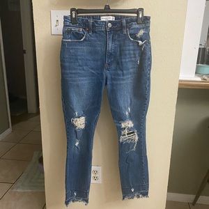 Good condition Abercrombie & Fitch Curve Love High Rise Skinny Jeans, 27S